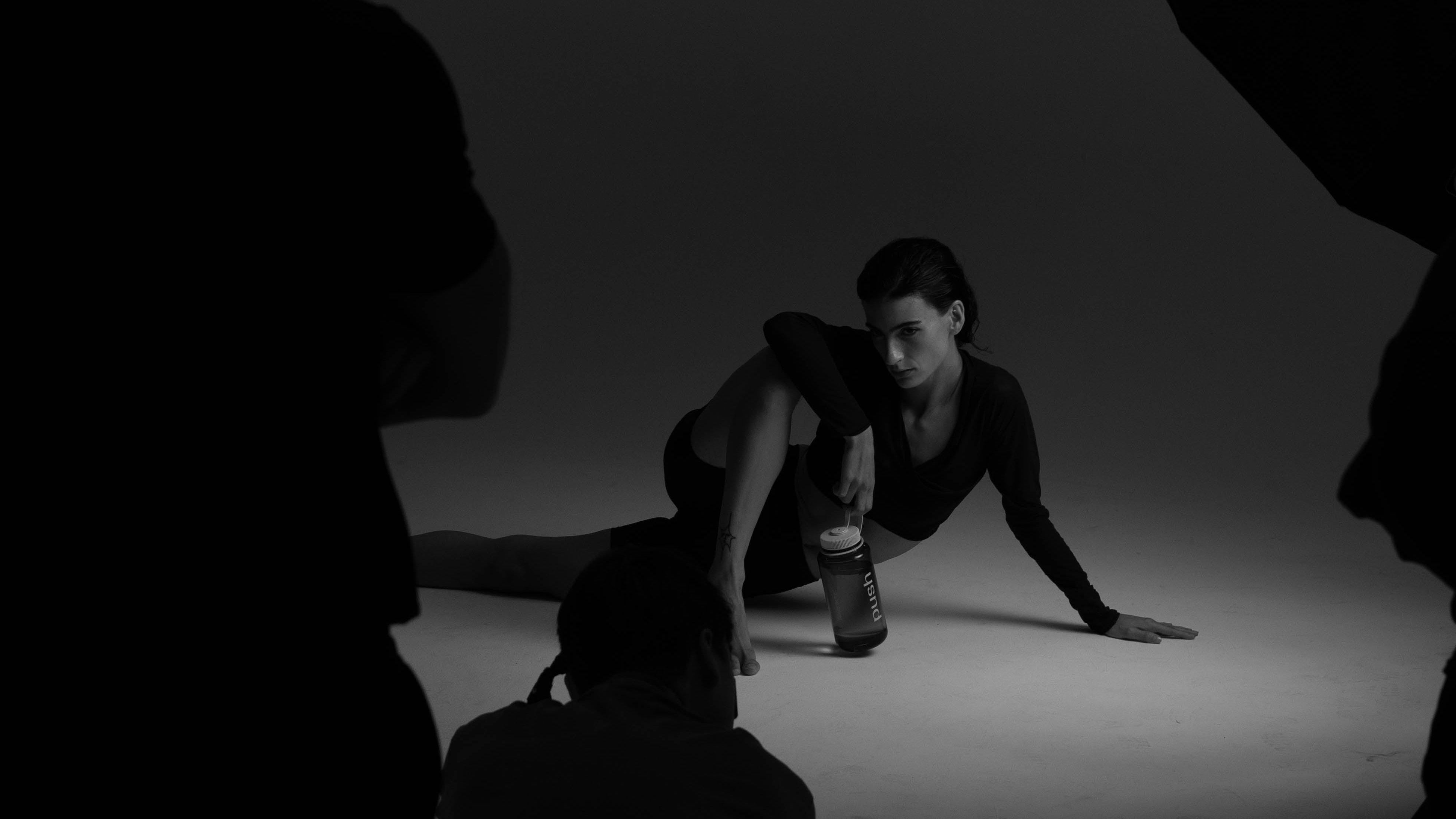 Behind the scenes photoshoot — Push performance living.