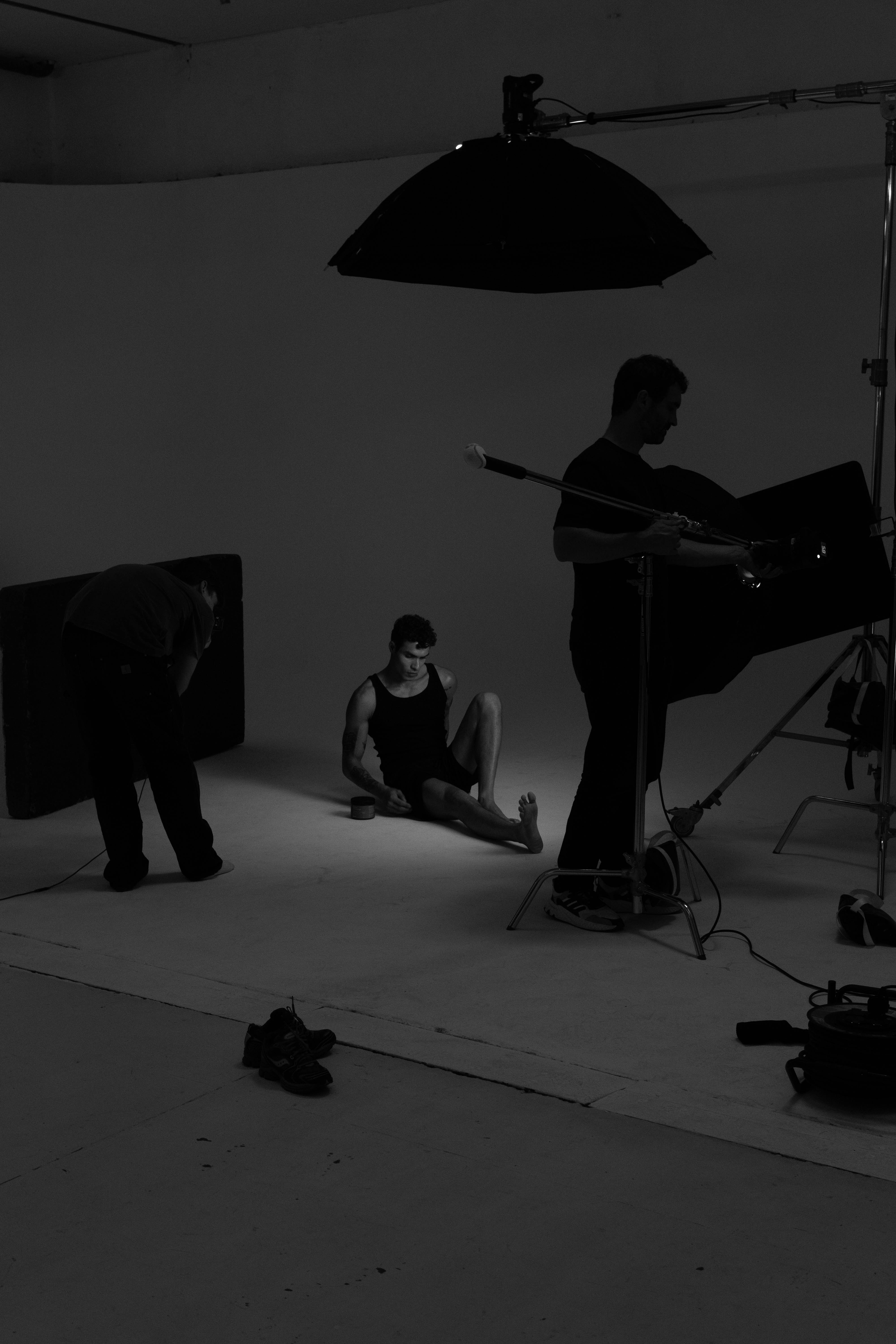 Behind the scenes photoshoot — Push performance living.