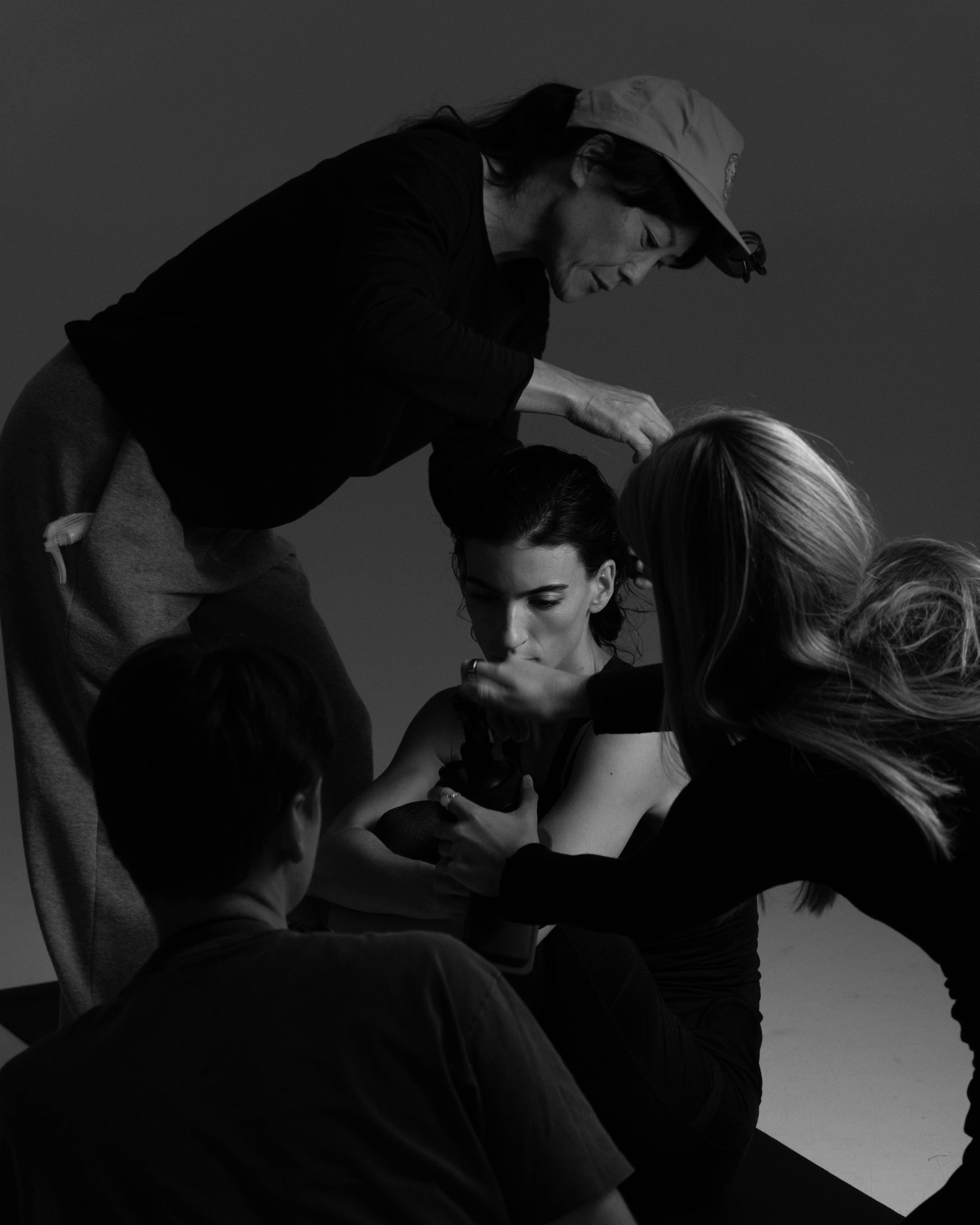 On set of the PUSH launch campaign