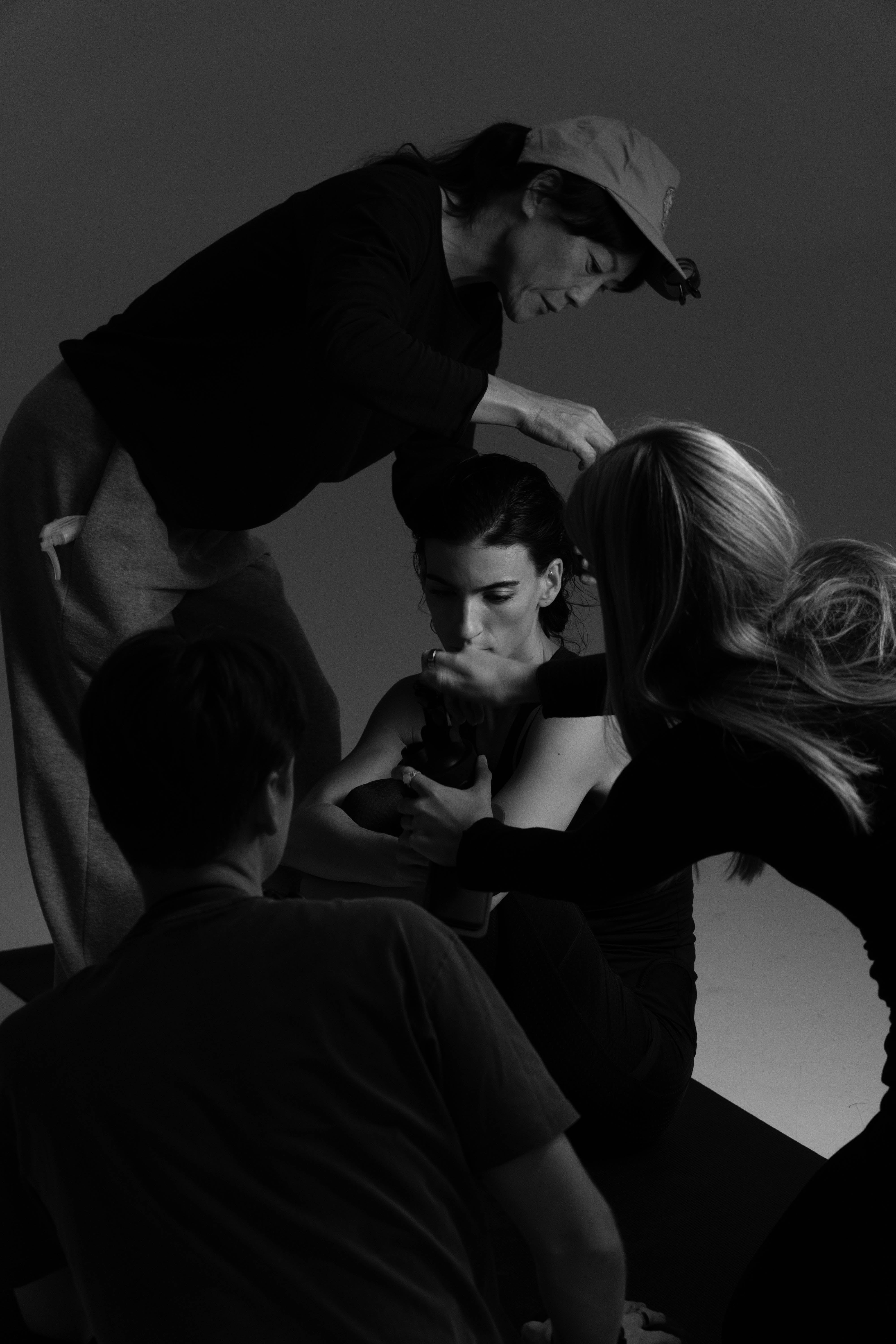 On set of the PUSH campaign photoshoot